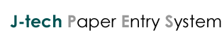 J-tech Paper Entry System